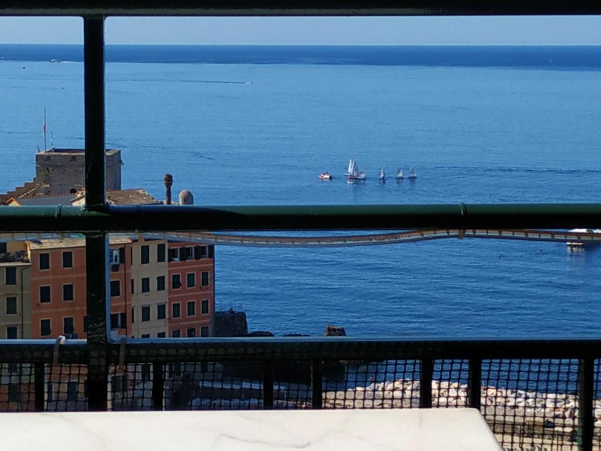 A Due Passi Dal Cielo E Dal Mare - Balcony With Sea View Lägenhet Camogli Exteriör bild