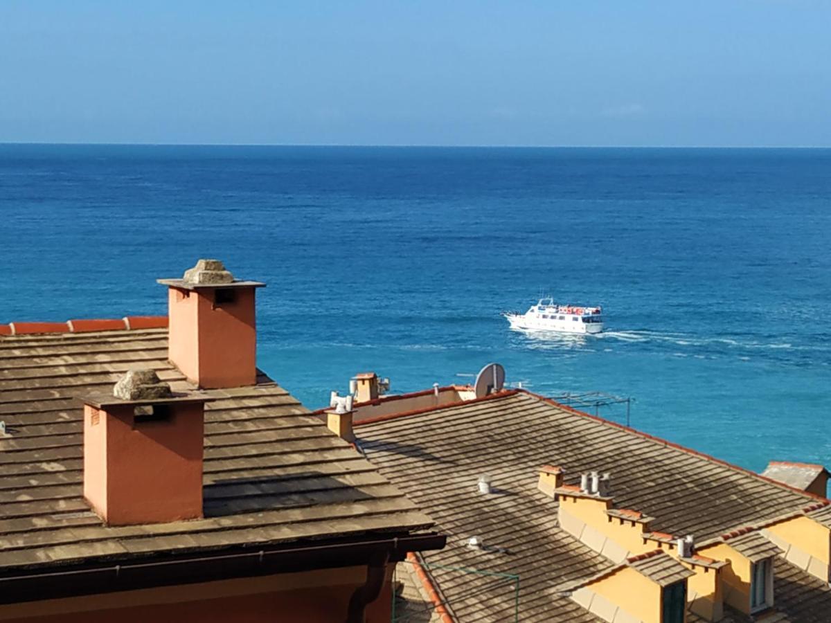 A Due Passi Dal Cielo E Dal Mare - Balcony With Sea View Lägenhet Camogli Exteriör bild